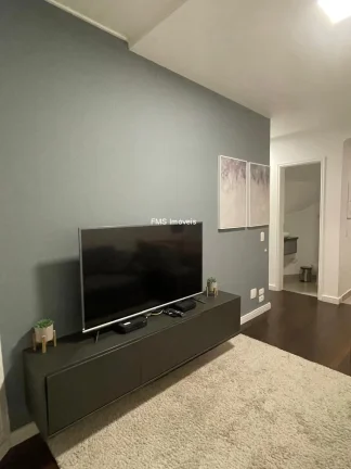 Imagem Apartamento para locação no Itaim Bibi, com 1 suíte, 2 banheiros, 1 vaga