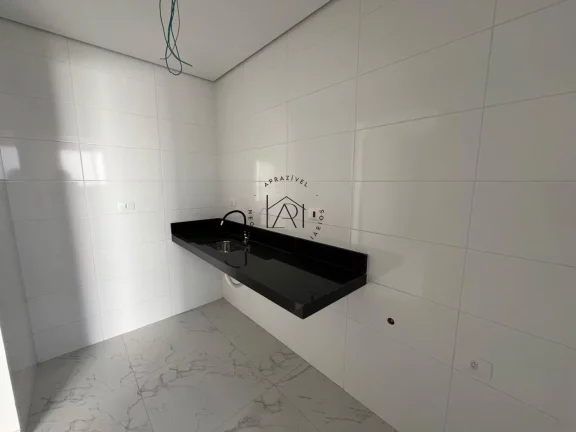 Imagem Apartamento para Venda em Praia Grande, Caiçara, 1 dormitório, 2 banheiros, 1 vaga