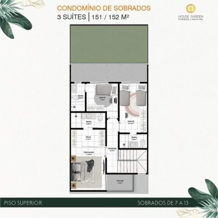 Imagem House Garden Parque Cascavel 3 Suites Ultmas 3 Unidades