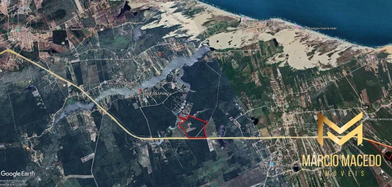 Imagem Terreno à venda, 750000 m² por R$ 18.750.000,00 - Lagoa Uruaú - Beberibe/CE