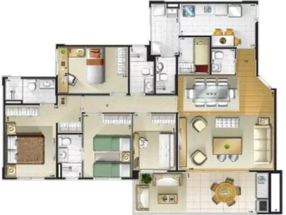 Imagem Condomínio The Address São Caetano do Sul, apartamento a venda 3 quartos em São Caetano do Sul SP, The Address