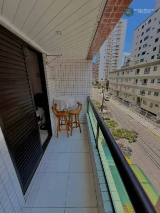 Imagem Apartamento com 1 dormitório à venda, 57 m² por R$ 349.000 - Vila Guilhermina - Praia Grande/SP