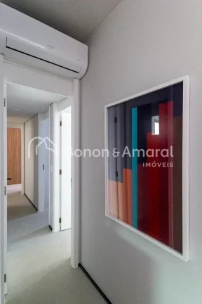 Imagem No coração do Cambuí, descubra este lindo apartamento mobiliado, totalmente reformado e com proje...
