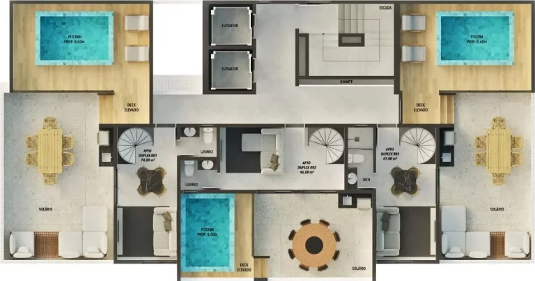 Imagem Apartamento com 2 dormitórios à venda, 49 m² por R$ 470.000,00 - Bessa - João Pessoa/PB