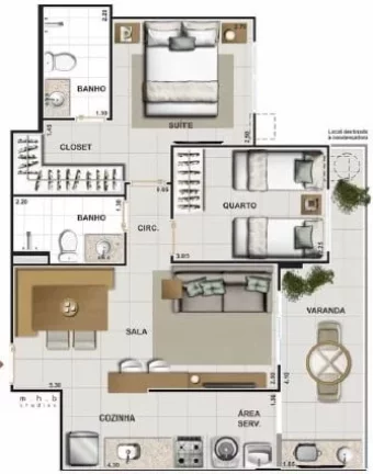 Imagem Now Plus Boutique Residences - Apartamento à venda no bairro Méier - Rio de Janeiro/RJ