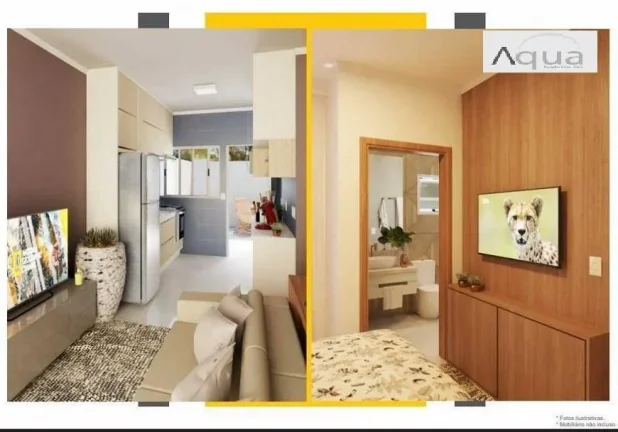 Imagem Casa para Venda em Itanhaém, Cibratel II, 2 dormitórios, 1 banheiro, 1 vaga