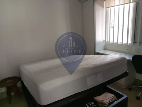 Imagem Apartamento para locação no Jardim Paulista: 1 quarto, 1 suíte, 2 salas, 2 banheiros e 1 vaga de garagem, 45m².