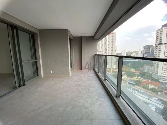 Imagem Apartamento três suítes, varanda espaçosa e duas vagas de garagem a venda no Brooklin.