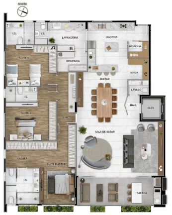 Imagem Sublime - Breve Lançamento - Apartamento à venda no bairro Batel - Curitiba/PR