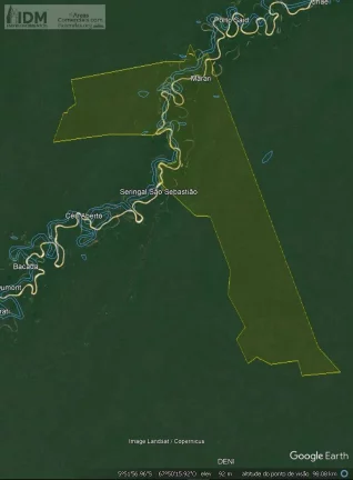Imagem Fazenda bruta com 224.000 ha em Carauari - AM