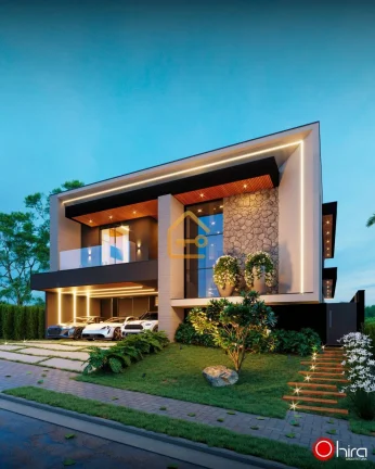 Imagem Casa sobrado, 5 dormitórios(5 suites), condomínio Vivant, SJC