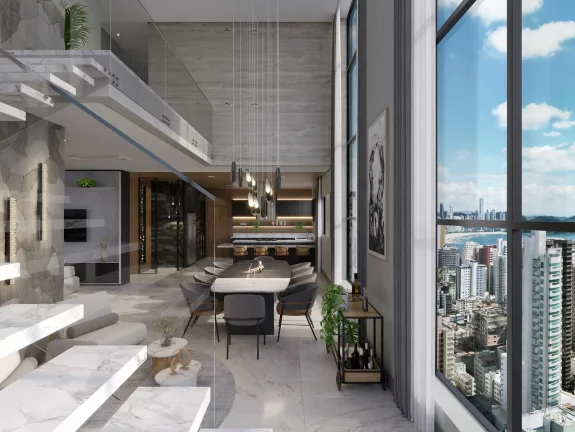 Imagem Duplex com 4 dormitórios à venda sendo 4 suítes, 350.0 m² por - R$ 8.377.899,00 - Centro - Bal. Camboriú/SC