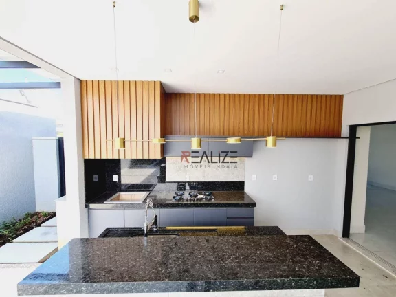 Imagem Casa moderna com 3 suítes e escritório à venda, 235 m² por R$ 2.250.000 - Condomínio Maria Dulce - Indaiatuba/SP
