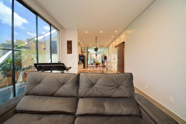Imagem Venda de casa Condomínio Quintas do Santa Barbara 3 quartos suítes casa moderna nova espaço gourmet com parrilha churrasqueira