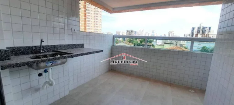 Imagem Apartamento à venda, 71 m² por R$ 390.000,00 - Vila Guilhermina - Praia Grande/SP