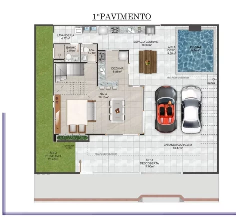 Imagem EXCELENTE CASA ALTO PADRÃO NO ITAPEBUSSU COM TRÊS QUARTOS