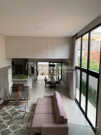 Imagem Casa em condomínio fechado à venda em Valinhos, com três dormitórios, sendo duas suítes, projet...