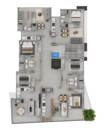 Imagem Apartamento à venda em Torres, Praia da Cal, com 2 quartos, 67,67m²