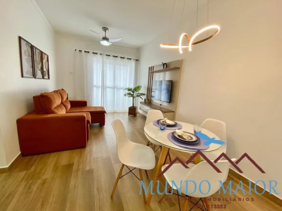 Imagem Apto - 1 Dormitorio - 67 m2, Vila Mirim -Praia Grande -R$ 310 mil