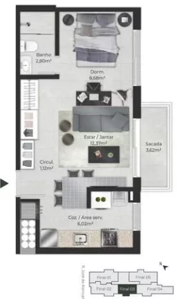 Imagem Midland - Apartamento à venda no bairro Menino Deus - Porto Alegre/RS
