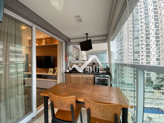 Imagem Apartamento porteira fechada, com 2 dormitórios à venda, 77 m² por R$ 960.000 - Ponta da Praia - Santos/SP