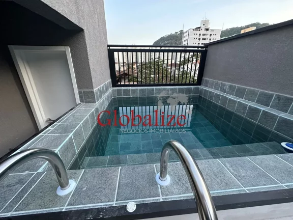 Imagem Lindíssimo Villagio Triplex com 2 dormitórios, Piscina e churrasqueira no bairro do Marapé em Santos (SP) R$.719.000,00 !