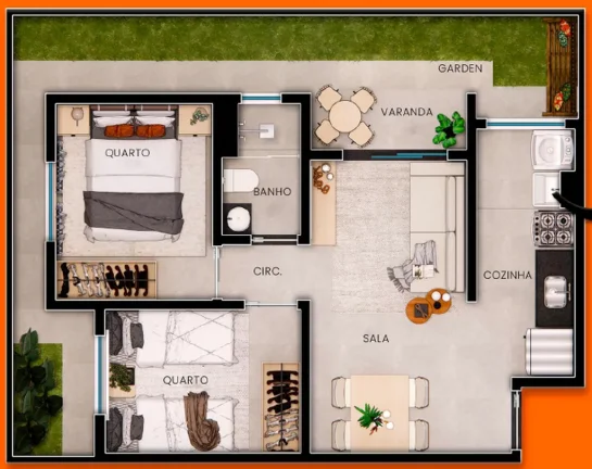 Imagem APARTAMENTO RESIDENCIAL em Rio de Janeiro - RJ, Rocha