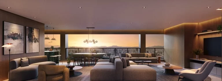 Imagem Luxuoso apartamento de 4 quartos em Perdizes, 2 suítes, 3 banheiros, 2 vagas de garagem. 145m² no Condomínio Reserva Cortês.