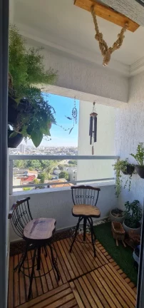 Imagem Apartamento mobiliado para locação em Santo André-SP, Vila Príncipe de Gales: 2 quartos, 1 banheiro, 1 vaga de garagem, 50,00 m²