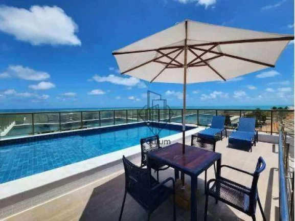 Imagem Apartamentos a beira mar com área de lazer na cobertura na praia Formosa em Cabedelo - AP0170