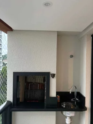 Imagem Apartamento mobiliado com 2 dormitórios sendo 1 suíte e 1 vaga de garagem na Praia Brava - Itajaí