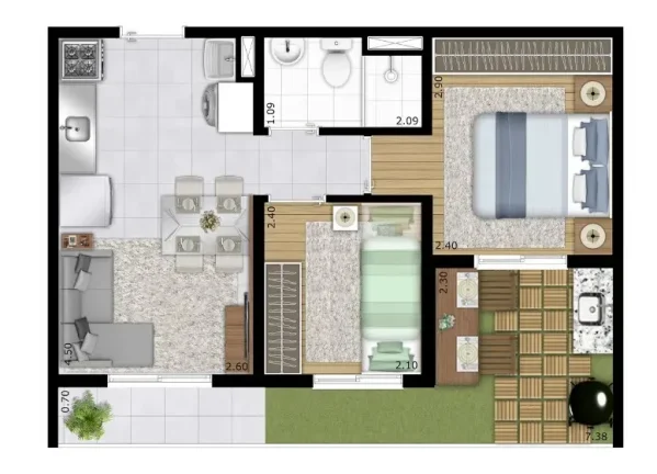 Imagem Apartamento com 27m2, 1 dormitório à venda ou locação na Barra Funda, São Paulo