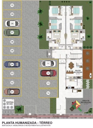Imagem Apartamento à Venda em Serraria, São José - 2 Quartos, 65m²