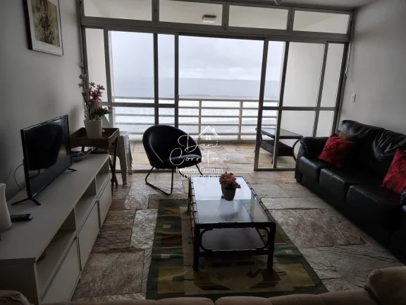 Imagem Apartamento de alto padrão para locação em Guarujá-SP, Pitangueiras - 2 quartos, 1 suite, 2 salas, 3 banheiros, 1 vaga, 122m².