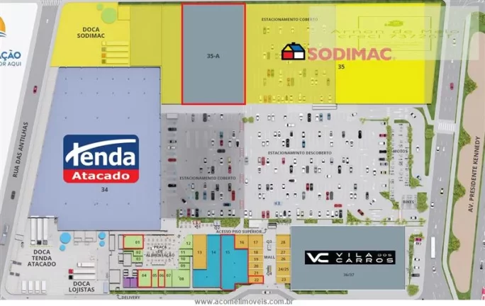 Imagem Lojas Shopping para locação em Praia Grande no bairro Aviação
