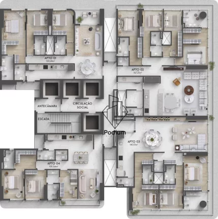 Imagem Apartamento no mais luxuoso empreendimento do Altiplano
