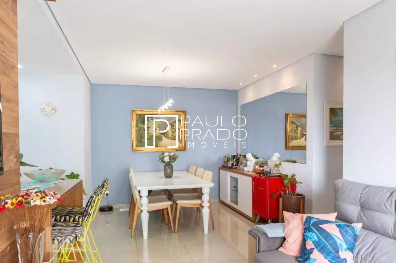 Imagem Este apartamento de 3 quartos, sendo 1 suíte, 2 salas, 2 banheiros, 2 vagas de garagem e incríveis 87,00 m2 para venda na Lapa