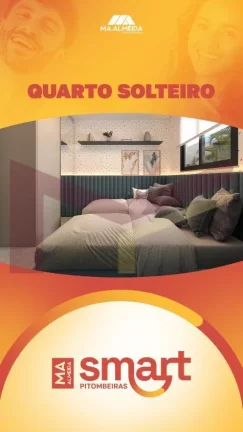 Imagem SMART PITOMBEIRAS APART HOUSE 2/4 CAMPO LIMPO