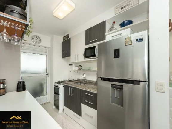 Imagem Apartamento à venda, 48 m2, 2 dormitórios, 1 vaga, varanda, Vila Anastácio, Edifício com Lazer