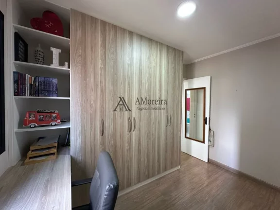 Imagem Apartamento à venda em Jundiaí-SP, no Parque Residencial Eloy Chaves, Cond. Chácara Primavera: 3 quartos, 2 salas, 1 banheiro, 1 vaga, 75m²