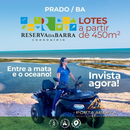 Imagem Lote em condomínio Fechado a partir de 450 m2 - PRADO - BA - COD 668
