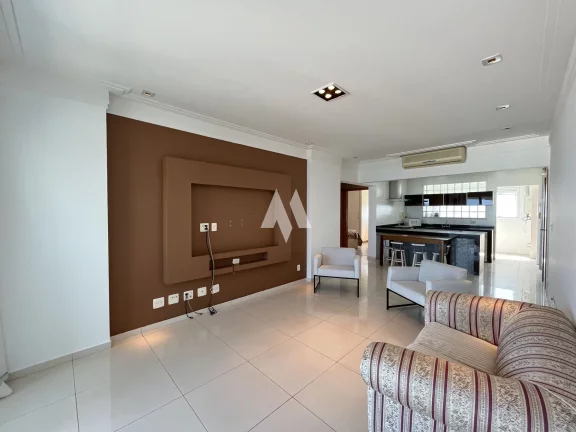 Imagem Apartamento com varanda e vista mar 3 suítes 3 vagas e lazer para alugar na Aparecida em Santos/SP
