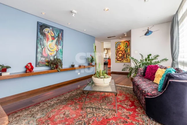 Imagem Ótimo apartamento com 225m² no Jardim Paulista rico em iluminação natural e muito arejado. Livin...