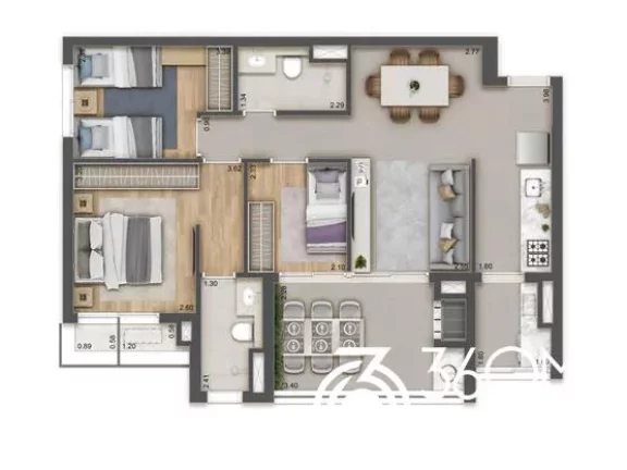 Imagem Apartamento para Venda em São Paulo / SP no bairro Vila Clementino