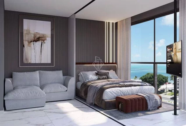 Imagem Flats com excelente localização nas proximidades de restaurantes e a 190m da praia Bessa no Jardim Oceania - FL0321
