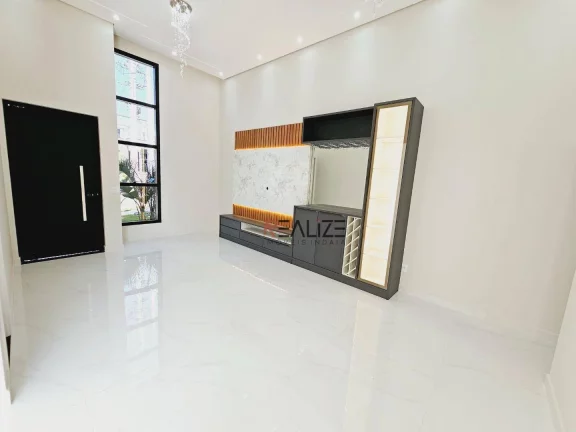 Imagem Casa moderna com piscina e 3 suítes à venda, 151 m² por R$ 1.290.000 - Condomínio Fechado - Indaiatuba/SP