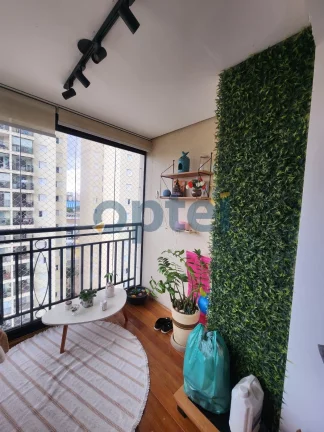 Imagem Apartamento de 2 dorms (suíte), 1 vaga, churrasqueira à carvão no condominio Exuberance Club
