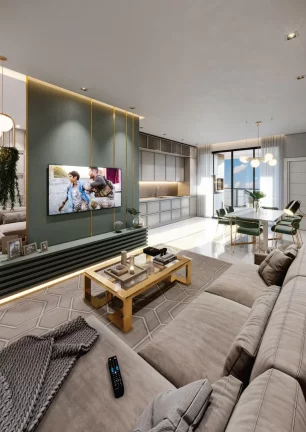 Imagem Apartamento com 3 Quartos à Venda, 95 m² em Perequê - Porto Belo