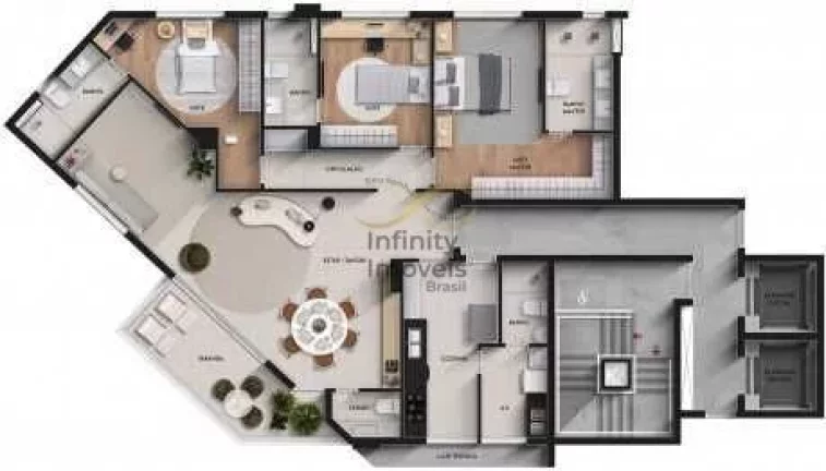Imagem Turmalina - Apartamento Alto Padrão em Savassi, Belo Horizonte/MG