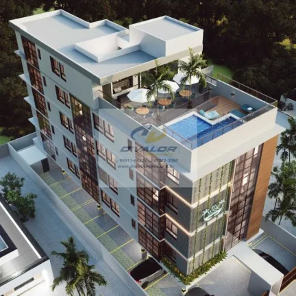 Imagem Vendo apartamentos em construção na praia de Ponta de Campina, com 2 e 3 qts + área de lazer